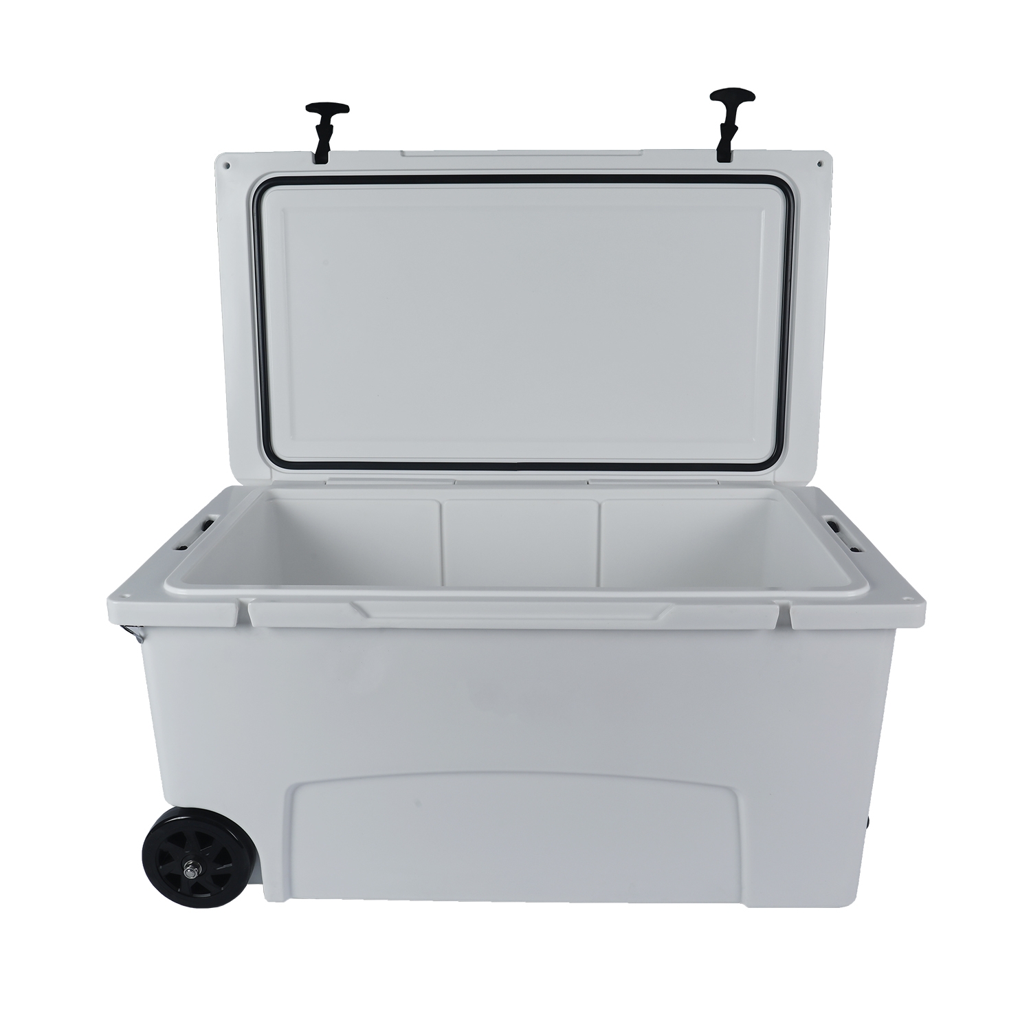 Raffreddatori per palle di neve con ruote per campeggio, pesca, caccia, barbecue e attività all'aperto, 153QT(145L)